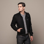Wool Blend Iconic Jacket // Black (XL)
