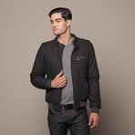 Wool Blend Iconic Jacket // Charcoal (XL)