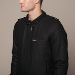 Wool Blend Iconic Jacket // Black (L)