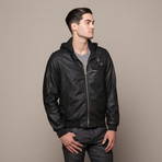 Iconic Hoodie Jacket // Black (XL)