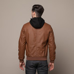 Iconic Hoodie Jacket // Cognac (M)