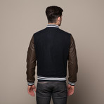 #2Kool4Skool Varsity Jacket // Navy (S)