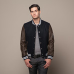 #2Kool4Skool Varsity Jacket // Navy (M)