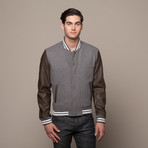 #2Kool4Skool Varsity Jacket // Charcoal (M)