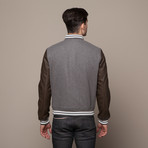 #2Kool4Skool Varsity Jacket // Charcoal (S)