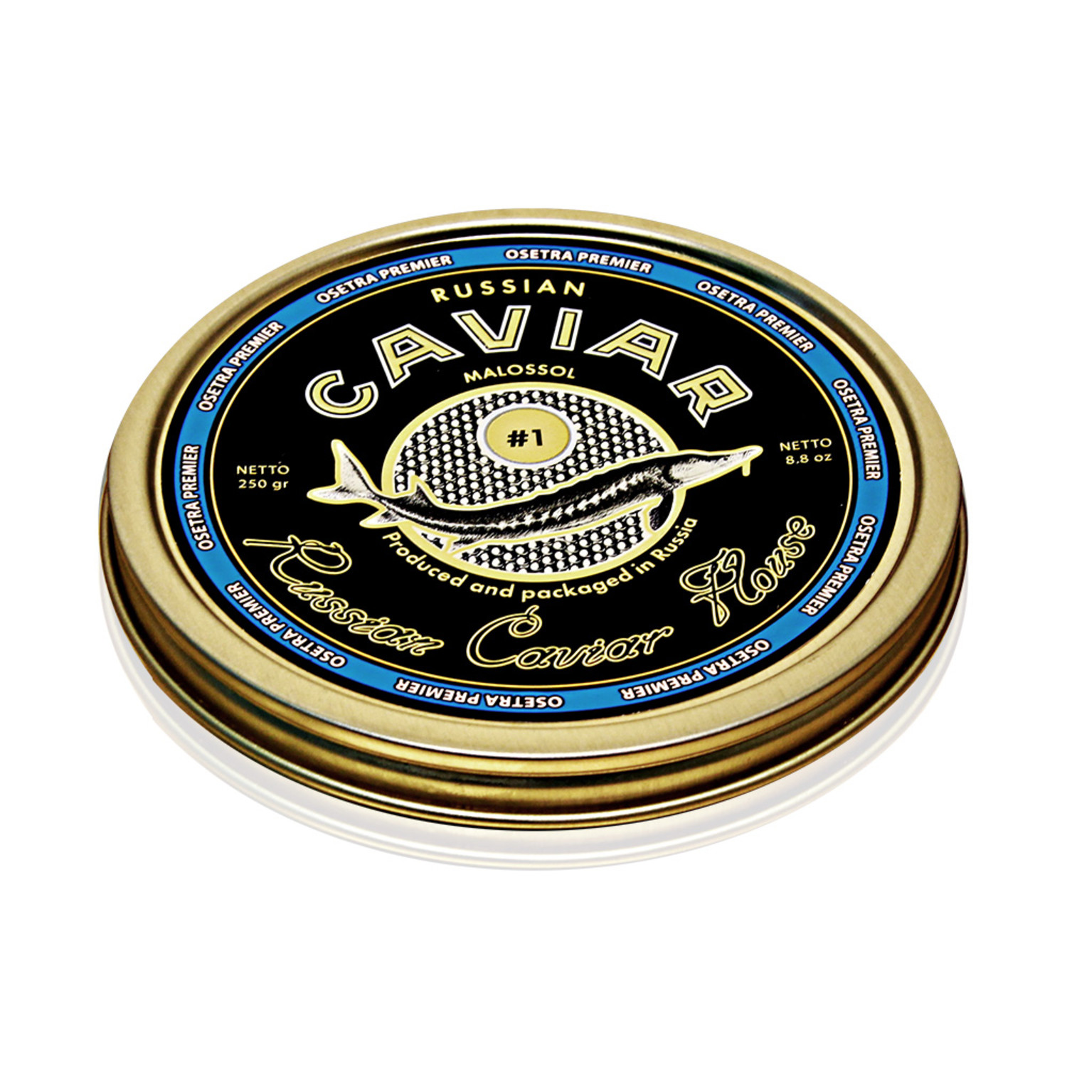 Russian Osetra Black Caviar Premier // 8.8oz - Black Caviar Company ...