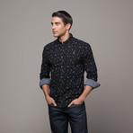 Artistry in Motion // Confetti Button Up // Black (L)