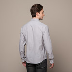 Solid Chambray Button Up + Contrast Trims // Titanium (L)