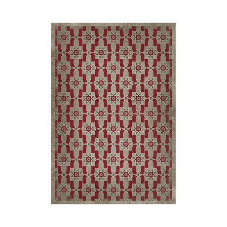 E34 // Red (2'10.5"L x 4'2"W)