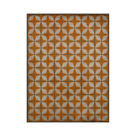 E5 // White + Orange (2'10.5"L x 4'2"W)