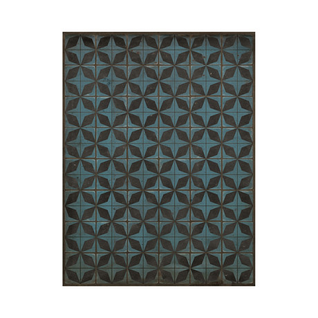 E5 // Black + Blue (2'10.5"L x 4'2"W)