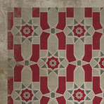 E34 // Red (2'10.5"L x 4'2"W)