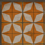 E5 // White + Orange (2'10.5"L x 4'2"W)