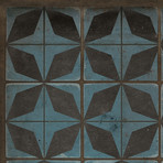 E5 // Black + Blue (2'10.5"L x 4'2"W)