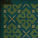 Pozzolana // Retro Vinyl Floorcloth (2'10.5"L x 4'2"W)