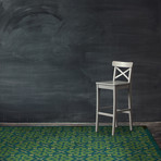 Pozzolana // Retro Vinyl Floorcloth (2'10.5"L x 4'2"W)