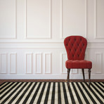 E18F // Black + White (2'10.5"L x 4'2"W)