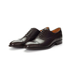 The Brando Semi-Brogue Oxford // Dark Brown (US: 6.5)