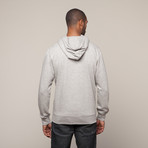 Zip Hoodie // Heather Grey // Alpha Beta (S)