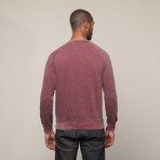 Burnout Fleece Raglan Crew // Oxblood (S)