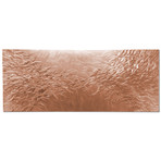 Electric Fields v1 Copper (19"L x 48"W Single Panel Metal Print)
