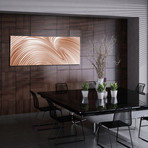 Fusion Copper (19"L x 48"W Single Panel Metal Print)