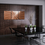 Tantalum Copper (19"L x 48"W Single Panel Metal Print)