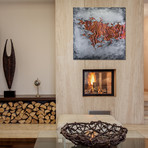 The Fire Within v2 (36"L x 36"W Metal Print)