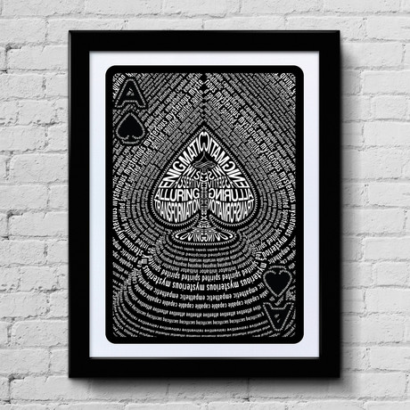 Ace Of // Art Print (Spades)