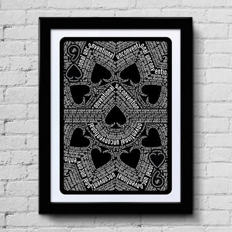 Nine Of // Art Print (Spades)