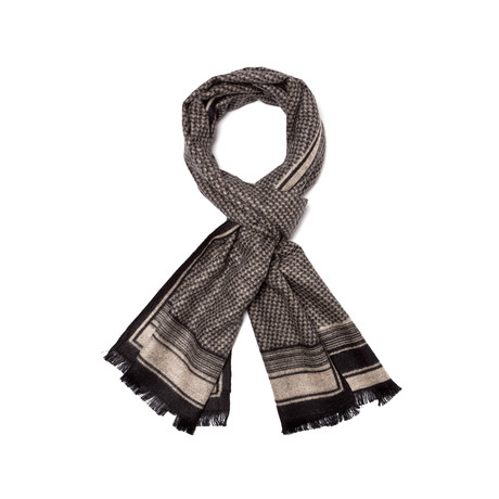 Craftsman Scarf // Tan + Black