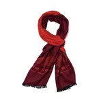 Racer Scarf // Red + Orange