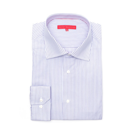 Long Sleeve Button Down // Lavender (14.5" Neck // 32-33" Sleeve )