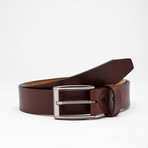 Remo Tulliani // Romeo Leather Belt // Brown (38)