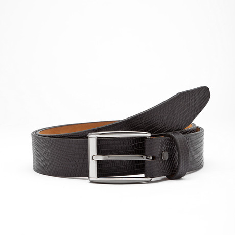 Ruben Leather Belt // Black (30)