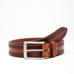 Dante Leather Belt // Tan (36)