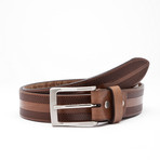Dante Leather Belt // Nut (42)