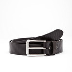 Alexi Leather Belt // Black (42)