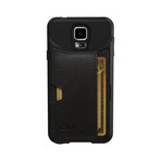 Q Card Case // Galaxy S5 (Black Onyx)