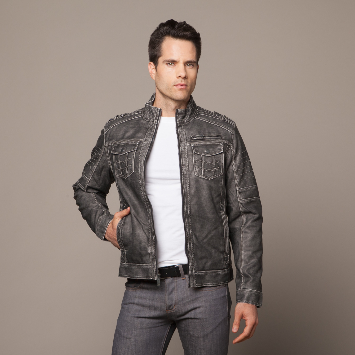 PX Clothing // Antoine Jacket // Grey (S) - Last Call: Outerwear ...