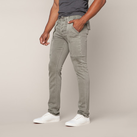 Shay Slouch Skinny Trouser // Sunfaded Olive (28WX34L)