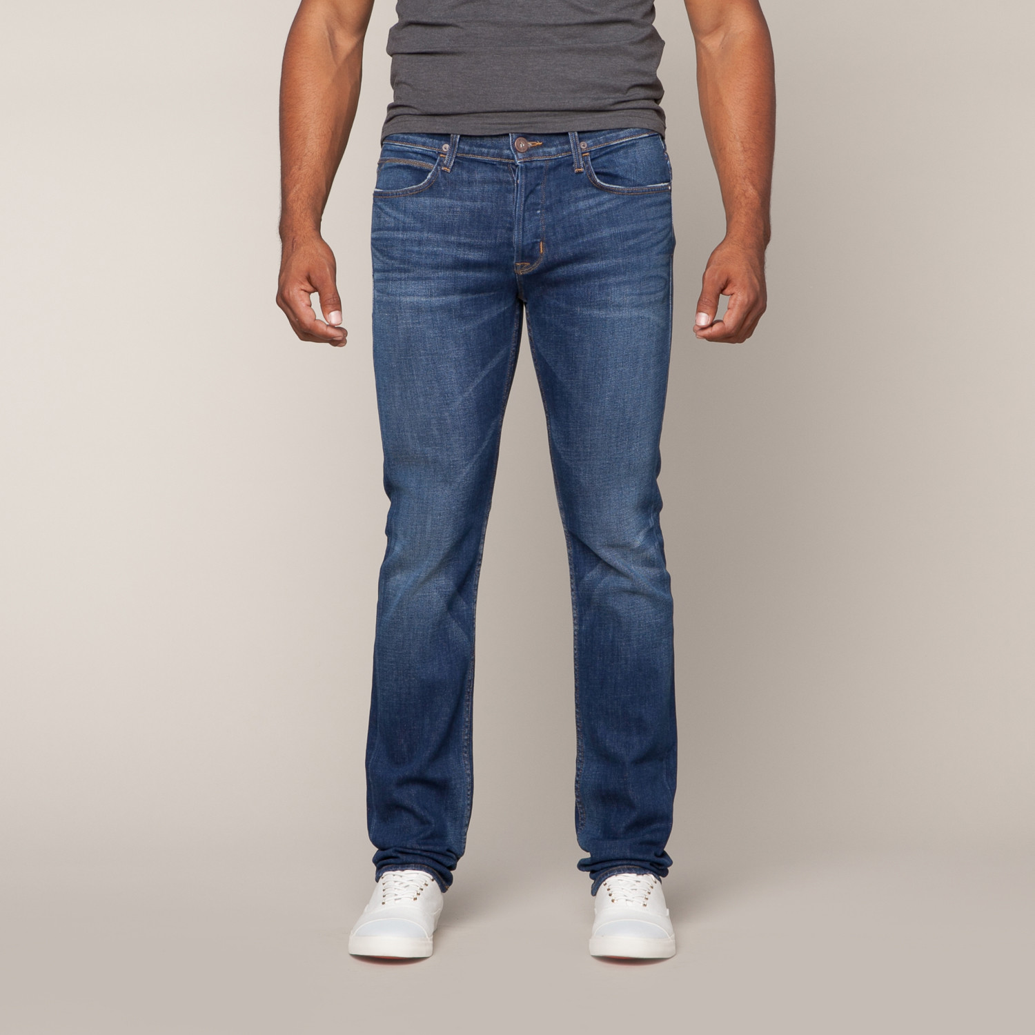Hudson Jeans // The Barrow Skinny // Rollin' Stone (30WX34L) - Denim ...