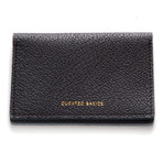 Bi-fold Leather Card Case // Navy