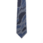 Light Blue Woodland Camo Tie