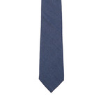 Solid Blue Denim Tie