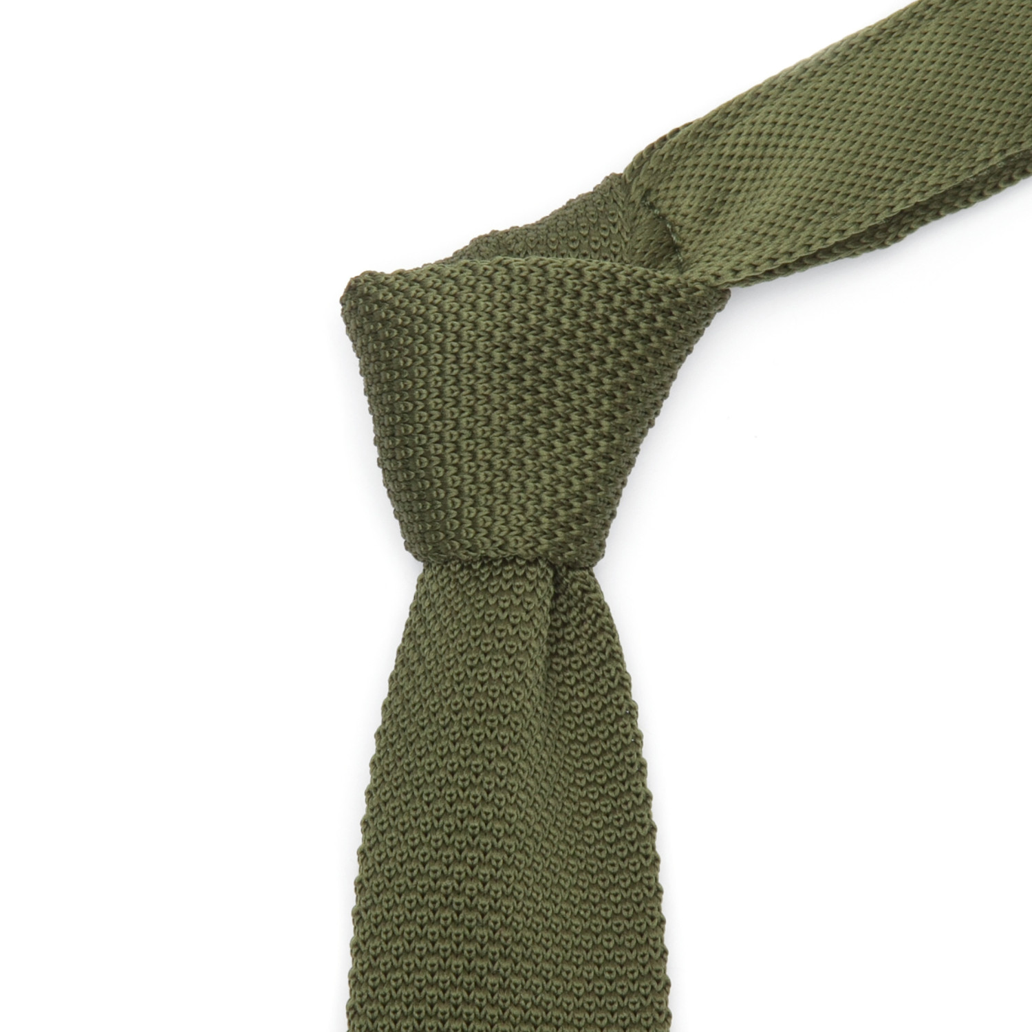 Forest Green Knit Tie DIBI Touch of Modern