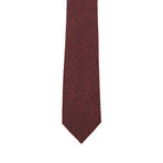 Red Houndstooth Tie