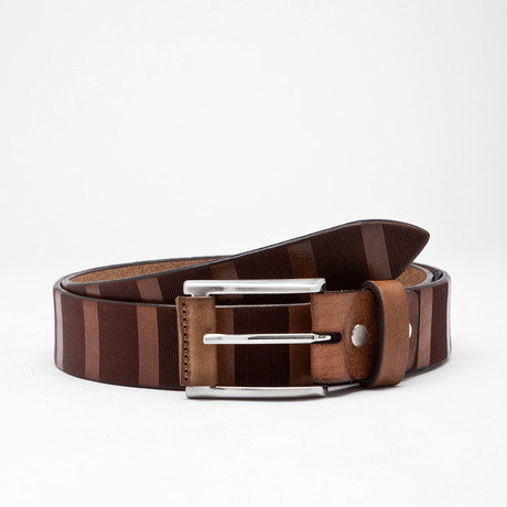 Rocco Leather Belt // Nut (Size: 30" Waist)