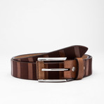Rocco Leather Belt // Nut (Size: 34" Waist)