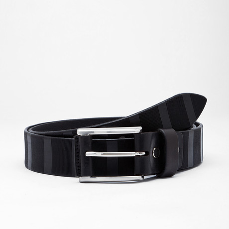 Rocco Leather Belt // Black (30)